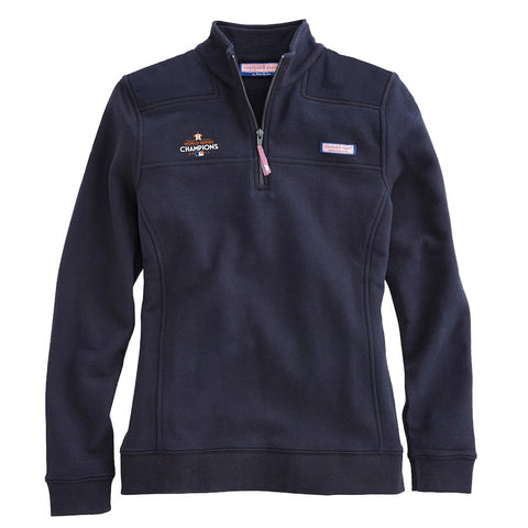 Houston Astros Vineyard Vines Women's 2017 World Series Champions Shep Quarter-Zip Jacket