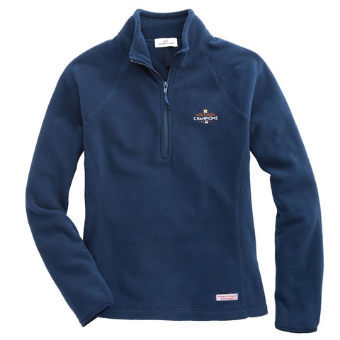 Houston Astros Vineyard Vines Women's 2017 World Series Champions Gondola Fleece Half-Zip Pullover Sweatshirt