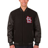 St. Louis Cardinals JH Design Wool & Leather Reversible Jacket