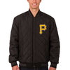 Pittsburgh Pirates JH Design Wool & Leather Reversible Jacket