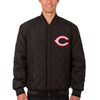 Cincinnati Reds JH Design Wool & Leather Reversible Jacket