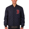 Boston Red Sox JH Design Wool & Leather Reversible Jacket