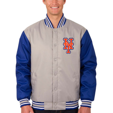 New York Mets JH Design Poly Twill Jacket
