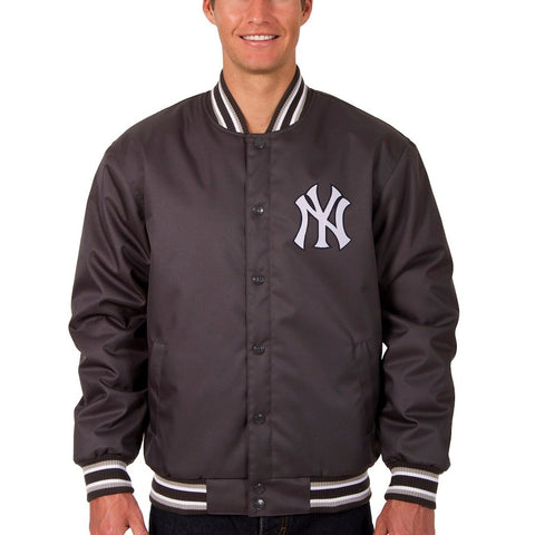 New York Yankees JH Design Logo Poly Twill Jacket