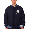 Detroit Tigers JH Design Logo Wool Reversible Jacket