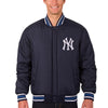 New York Yankees JH Design Logo Wool Reversible Jacket