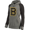 Boston Bruins   Women's Hometown Collection Tri-Blend Raglan Hoodie