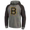Boston Bruins   Big & Tall Hometown Collection Raglan Tri-Blend Hoodie