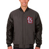St. Louis Cardinals JH Design Wool & Leather Reversible Jacket