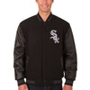 Chicago White Sox JH Design Wool & Leather Reversible Jacket