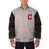 Cleveland Indians JH Design Poly Twill Jacket