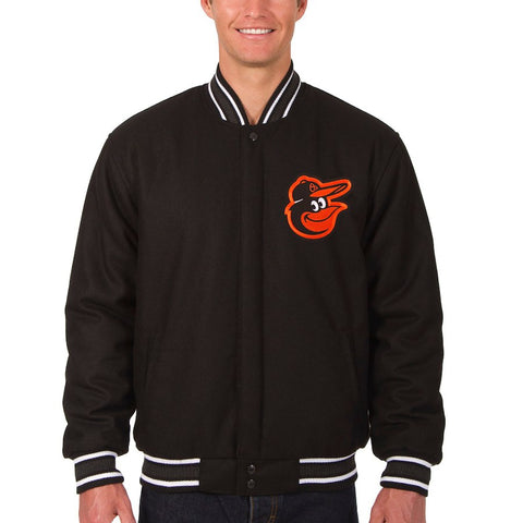 Baltimore Orioles JH Design Wool Reversible Jacket