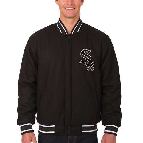 Chicago White Sox JH Design Logo Wool Reversible Jacket