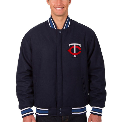 Minnesota Twins JH Design Wool Reversible Jacket
