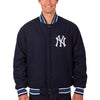 New York Yankees JH Design Logo Wool Reversible Jacket