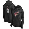 Max Domi Arizona Coyotes   Women's Backer Name & Number Pullover Hoodie - Black