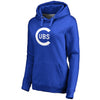 Chicago Cubs   Women's Plus Size Cooperstown Collection Wahconah Pullover Hoodie - Royal