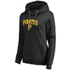 Pittsburgh Pirates   Women's Plus Size Cooperstown Collection Wahconah Pullover Hoodie - Black