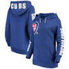 Chicago Cubs G-III 4Her by Carl Banks Women's 12th Inning Pullover Hoodie - Royal