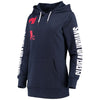 Cleveland Indians G-III 4Her by Carl Banks Women's 12th Inning Pullover Hoodie - Navy
