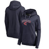 Cleveland Indians   Women's Cooperstown Collection Wahconah Pullover Hoodie - Navy