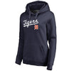 Detroit Tigers   Women's Cooperstown Collection Wahconah Pullover Hoodie - Navy