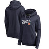 Detroit Tigers   Women's Plus Size Cooperstown Collection Wahconah Pullover Hoodie - Navy