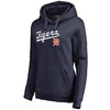 Detroit Tigers   Women's Plus Size Cooperstown Collection Wahconah Pullover Hoodie - Navy