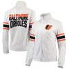 Baltimore Orioles G-III 4Her by Carl Banks Women's Game Score Full-Zip Track Jacket - White