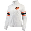 Baltimore Orioles G-III 4Her by Carl Banks Women's Game Score Full-Zip Track Jacket - White