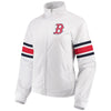 Boston Red Sox G-III 4Her by Carl Banks Women's Game Score Full-Zip Track Jacket - White