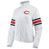Cincinnati Reds G-III 4Her by Carl Banks Women's Game Score Full-Zip Track Jacket - White