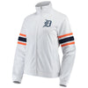 Detroit Tigers G-III 4Her by Carl Banks Women's Game Score Full-Zip Track Jacket - White