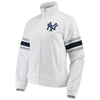 New York Yankees G-III 4Her by Carl Banks Women's Game Score Full-Zip Track Jacket - White