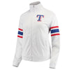 Texas Rangers G-III 4Her by Carl Banks Women's Game Score Full-Zip Track Jacket - White