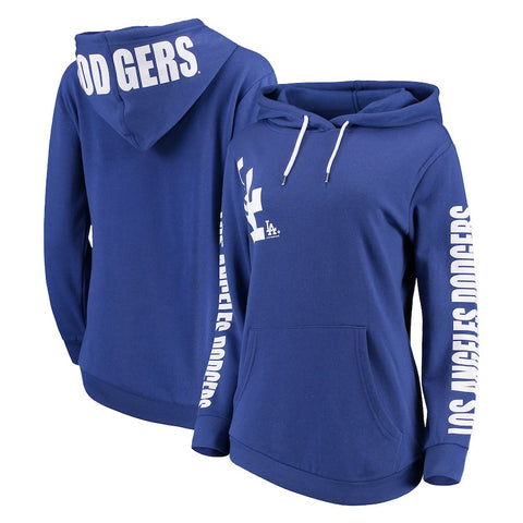 Los Angeles Dodgers G-III 4Her by Carl Banks Women's 12th Inning Pullover Hoodie - Royal