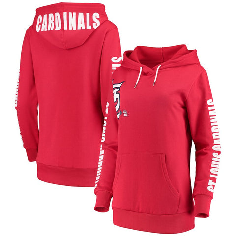 St. Louis Cardinals G-III 4Her by Carl Banks Women's 12th Inning Pullover Hoodie - Red