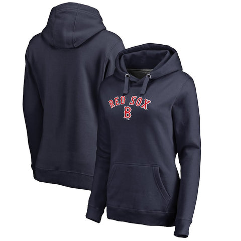 Boston Red Sox   Women's Cooperstown Collection Wahconah Pullover Hoodie - Navy
