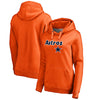 Houston Astros   Women's Cooperstown Collection Wahconah Pullover Hoodie - Orange