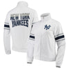 New York Yankees G-III 4Her by Carl Banks Women's Game Score Full-Zip Track Jacket - White