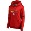 St. Louis Cardinals   Women's Team Lockup Pullover Hoodie - Red