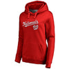 Washington Nationals   Women's Team Lockup Pullover Hoodie - Red