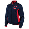 Cleveland Indians G-III 4Her by Carl Banks Women's Triple Track Jacket - Navy/Red