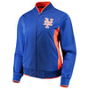 New York Mets G-III 4Her by Carl Banks Women's Triple Track Jacket - Royal/Orange