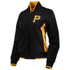 Pittsburgh Pirates G-III 4Her by Carl Banks Women's Triple Track Jacket - Black/Gold