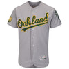 Oakland Athletics Majestic 50th Anniversary Road On-Field Patch Flex Base Team Jersey