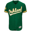 Oakland Athletics Majestic 50th Anniversary Alternate On-Field Patch Flex Base Team Jersey