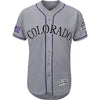 Colorado Rockies Majestic 25th Season Patch On-Field Flex Base Team Jersey