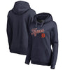 Detroit Tigers   Women's Plus Size Team Lockup Pullover Hoodie