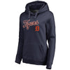 Detroit Tigers   Women's Plus Size Team Lockup Pullover Hoodie
